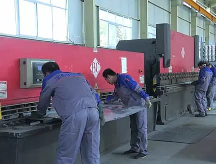 Industrial Ice Machine Working Area