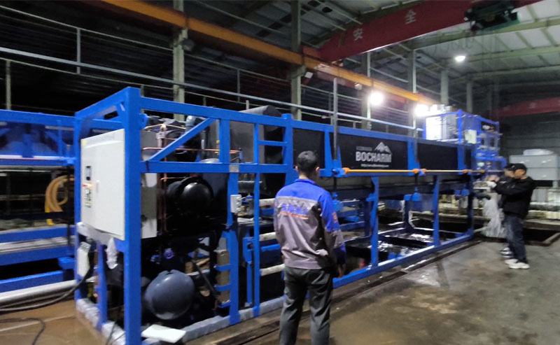 Customer Case ice machine big cubes