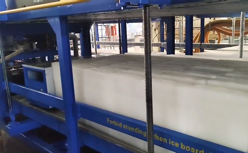 ice making factory business One-click Ice Pushing