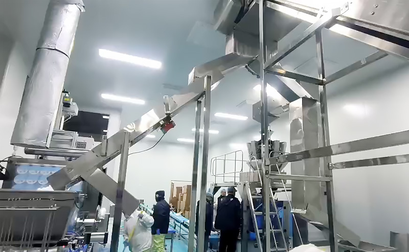 ice cube plant with automatic packing line